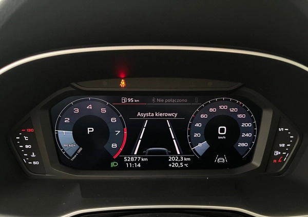 Audi Q3 cena 139900 przebieg: 52876, rok produkcji 2019 z Bydgoszcz małe 436